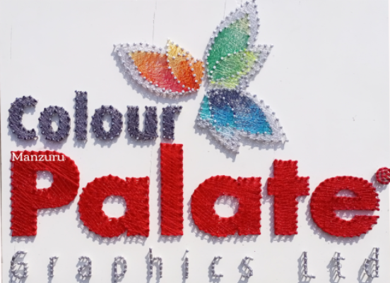 Art palette string design